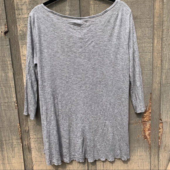 Three Dots 3/4 sleeve tunic - Picture 3 of 4